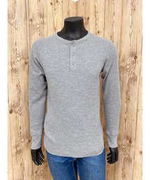 AVIREX（アヴィレックス）の「長袖 サーマル ヘンリーネック Tシャツ デイリーウェア（Tシャツ/カットソー）」