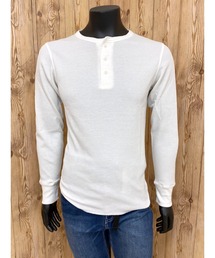 AVIREX（アヴィレックス）の「長袖 サーマル ヘンリーネック Tシャツ デイリーウェア（Tシャツ/カットソー）」