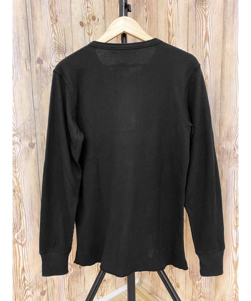 AVIREX（アヴィレックス）の「長袖 サーマル ヘンリーネック Tシャツ デイリーウェア（Tシャツ/カットソー・メンズ・オリーブ/ネイビー/杢グレー/ブラック/ホワイト・2XL/L/XL/M）」の13枚目の写真