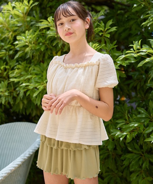 Amourire girl（アムリールガール）の「レースパフトップ