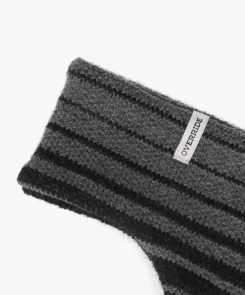 OVERRIDE（オーバーライド）の「OVERRIDE  KNIT GRADATION FLAPBAND SGP / オーバーライド（ヘアバンド・レディース・ブラック/イエロー/ブルー・57~59cm）」の19枚目の写真