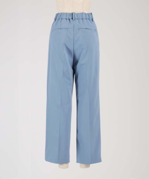 1chaku.（イッチャク）の「ツータックストレートパンツ（スラックス・レディース・ブラウン/ダークカーキ/ターコイズブルー/アッシュブラウン/ライトベージュ/アイボリー/グレー/ブラック・XS/S/M/L/XL）」の12枚目の写真