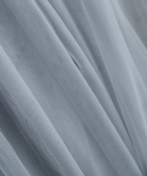 HUG.U（ハグユー）の「ドラマチックチュールスカート（スカート・レディース・ブラック/カーキ/ブルーグレー・FREE）」の17枚目の写真