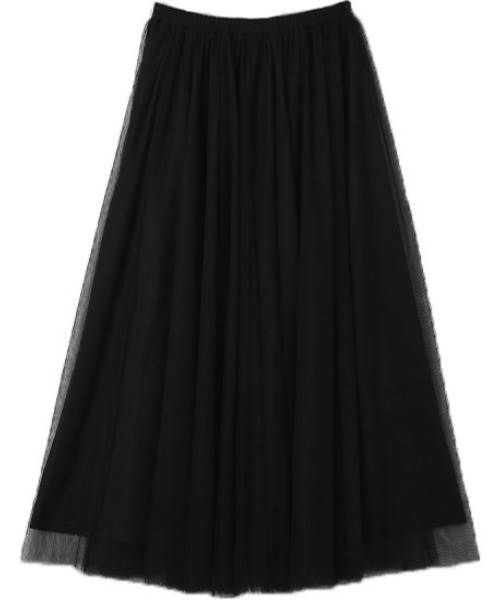 HUG.U（ハグユー）の「ドラマチックチュールスカート（スカート・レディース・ブラック/カーキ/ブルーグレー・FREE）」の22枚目の写真