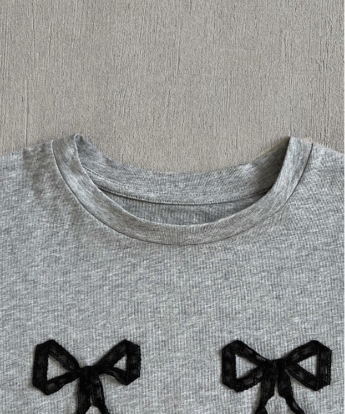 66413　D&G　リボン　レース　Tシャツ 66413 D&G リボン レース Tシャツ - メルカリ