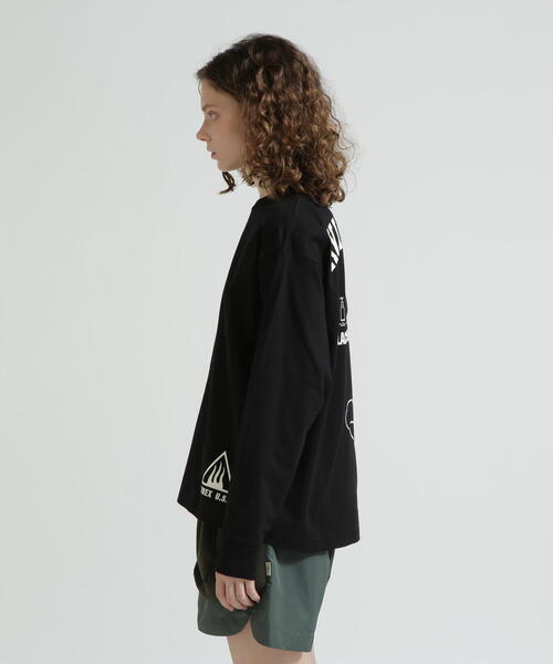 STONE  ブラック　長袖カットソー 大人気デザインが長袖になって再登場！長袖カットソー/ストーン