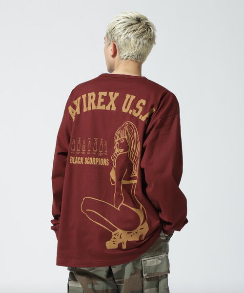 WEB&DEPOT限定》BLACK SCORPIONS LONGSLEEVE T-SHIRT / ブラック
