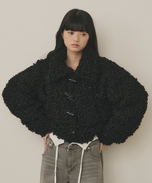 ボアショートコート（その他アウター）｜VIOLETTA（ヴィオレッタ