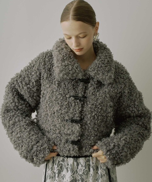 ボアショートコート（その他アウター）｜VIOLETTA（ヴィオレッタ）の