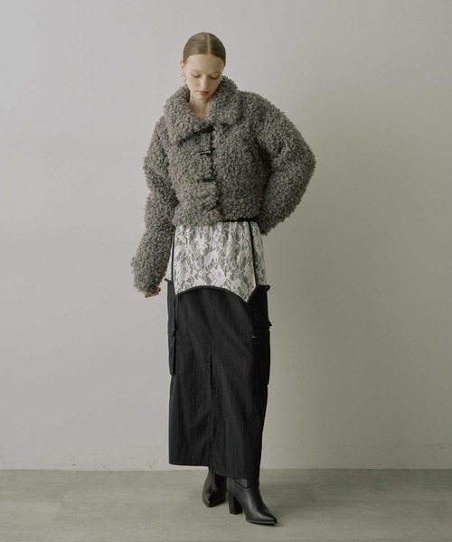 VIOLETTA ボアショートコート ボアショートコート（その他アウター）｜VIOLETTA（ヴィオレッタ