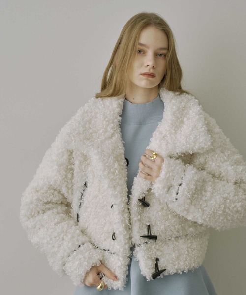 VIOLETTA ボアショートコート　Sサイズ ボアショートコート（その他アウター）｜VIOLETTA（ヴィオレッタ