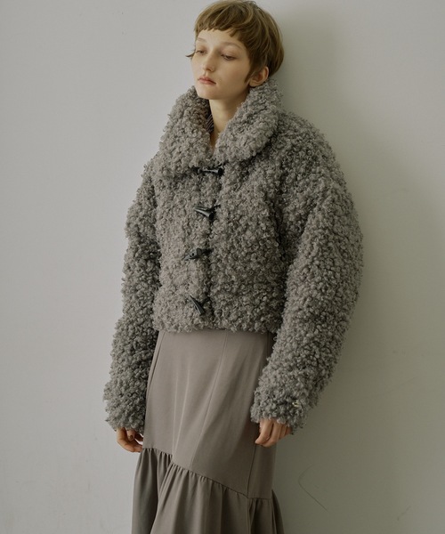 ボアショートコート（その他アウター）｜VIOLETTA（ヴィオレッタ）の