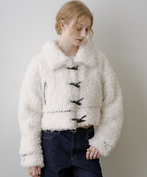 ボアショートコート（その他アウター）｜VIOLETTA（ヴィオレッタ）の