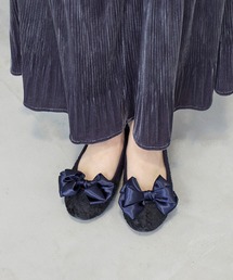 Mode et Jacomo | ラウンドリボンバレエシューズ(バレエシューズ)