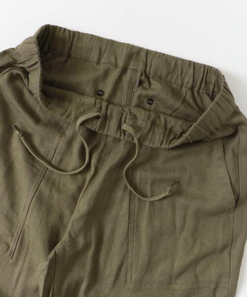 FORK&SPOON(フォークアンドスプーン)の「FORK&SPOON リネンストレッチイージーパンツ(その他パンツ・メンズ・ブラック/オリーブ・4/5)」の6枚目の写真
