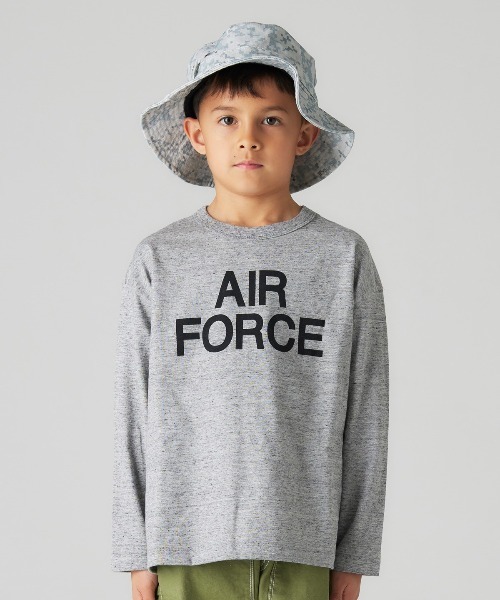 Smoothy（スムージー）の「Smoothy AIR FORCE Long Sleeve Tee / スムージー エアフォース ロングスリーブTシャツ（Tシャツ/カットソー・キッズ・ブラック/ヘザーグレー/ホワイト・MEDIUM/LARGE/X-LARGE/SMALL）」の3枚目の写真