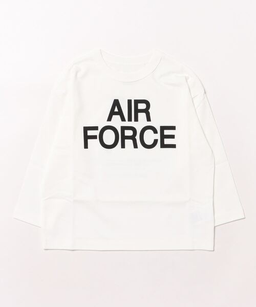Smoothy（スムージー）の「Smoothy AIR FORCE Long Sleeve Tee / スムージー エアフォース ロングスリーブTシャツ（Tシャツ/カットソー・キッズ・ブラック/ヘザーグレー/ホワイト・MEDIUM/LARGE/X-LARGE/SMALL）」の14枚目の写真