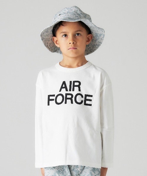 Smoothy（スムージー）の「Smoothy AIR FORCE Long Sleeve Tee / スムージー エアフォース ロングスリーブTシャツ（Tシャツ/カットソー・キッズ・ブラック/ヘザーグレー/ホワイト・MEDIUM/LARGE/X-LARGE/SMALL）」の7枚目の写真