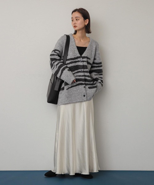 SENSE OF PLACE by URBAN RESEARCH（センスオブプレイスバイアーバンリサーチ）の「アウトポケットスクエアショルダーバッグ（ショルダーバッグ・レディース・ブラック/アイボリー/ブラウン・ONE）」の7枚目の写真