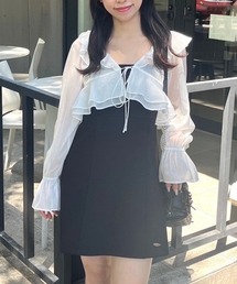 one after another NICE CLAUP | 【スタッフ企画】ボレロsetミニワンピース(ワンピース)