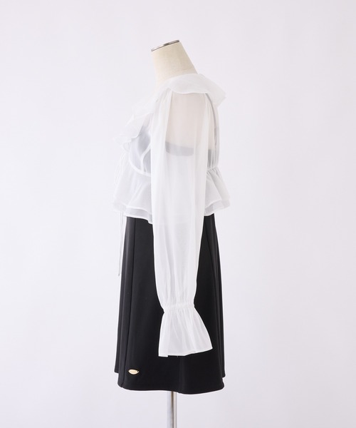 one after another NICE CLAUP(ワンアフターアナザーナイスクラップ)の「【スタッフ企画】ボレロsetミニワンピース(ワンピース・レディース・オフホワイト/サックスブルー/ピンク系その他・FREE)」の13枚目の写真