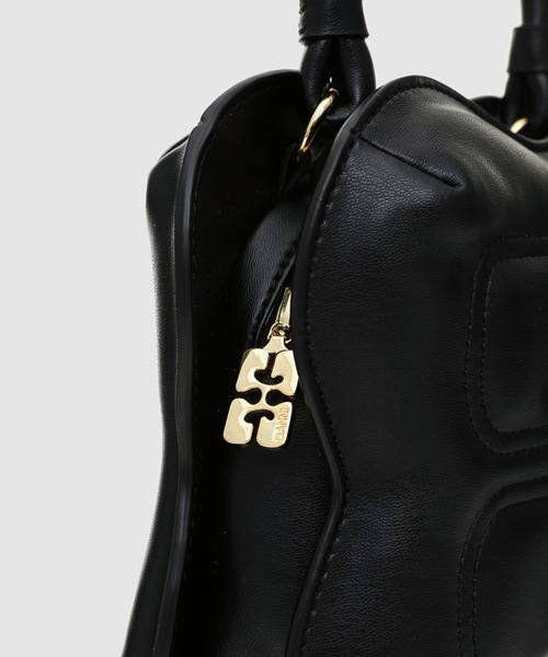 GANNI(ガニー)の「Butterfly Top Handle(ハンドバッグ・レディース・ブラック・OS)」の3枚目の写真