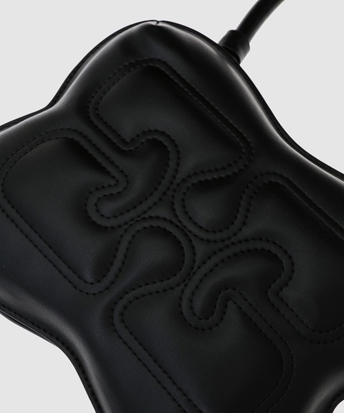 GANNI(ガニー)の「Butterfly Top Handle(ハンドバッグ・レディース・ブラック・OS)」の6枚目の写真