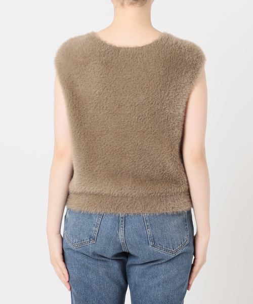 plage（プラージュ）の「《追加》SHAGGY CROPPED プルオーバー（ニット/セーター・レディース・グレー・FREE）」の6枚目の写真