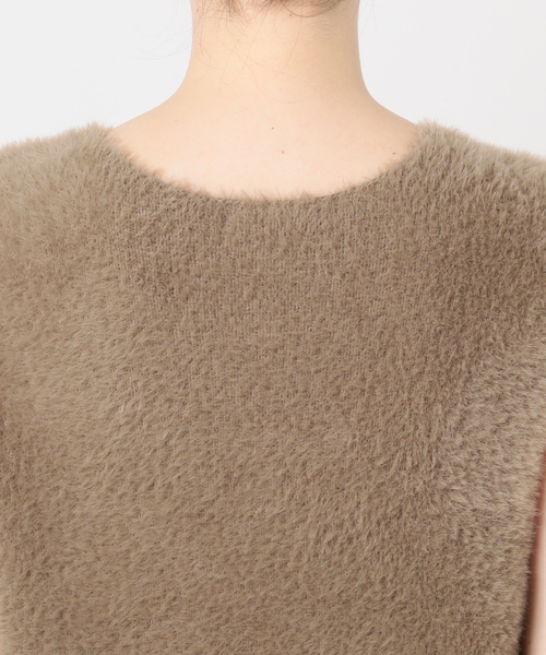 plage（プラージュ）の「《追加》SHAGGY CROPPED プルオーバー（ニット/セーター・レディース・グレー・FREE）」の7枚目の写真