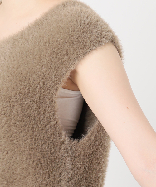 Plage ALPACA SHAGGY LOOSE プルオーバー　プラージュ plage（プラージュ）の「ALPACA SHAGGY LOOSE プルオーバー