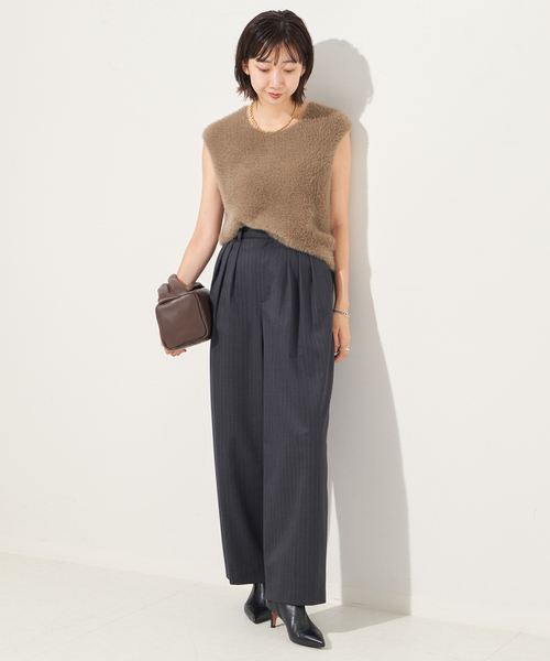 plage（プラージュ）の「《追加》SHAGGY CROPPED プルオーバー（ニット/セーター・レディース・グレー・FREE）」の15枚目の写真