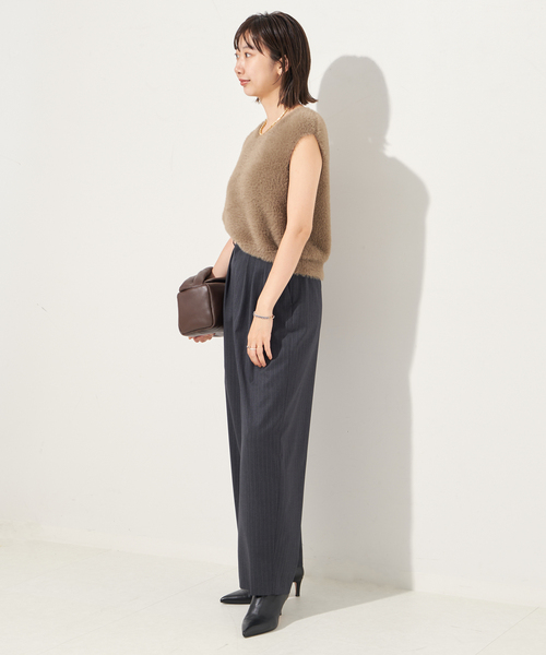 plage（プラージュ）の「《追加》SHAGGY CROPPED プルオーバー（ニット/セーター・レディース・グレー・FREE）」の16枚目の写真