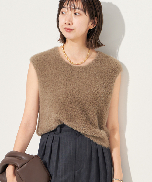 plage（プラージュ）の「《追加》SHAGGY CROPPED プルオーバー（ニット