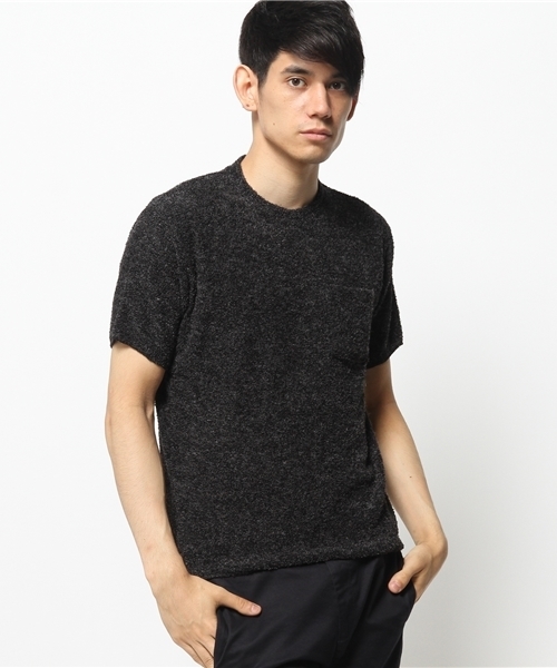 OUTLET(アウトレット)の「【CIAOPANIC TYPY】パイルブークレポケットTee(Tシャツ/カットソー・メンズ・キャメル/チャコールグレー/グレー・LARGE/MEDIUM/SMALL)」の2枚目の写真