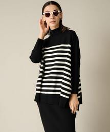 Liesse | ハイネックワイドニット（セットアップ対応）(ニット/セーター)