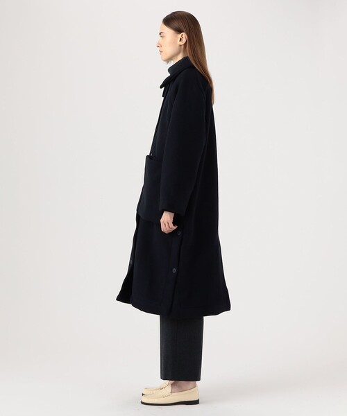 TOMORROWLAND （トゥモローランド）の「STUDIO DE LOSTANGES ロングコート（ステンカラーコート・レディース・ネイビー・FREE）」の12枚目の写真