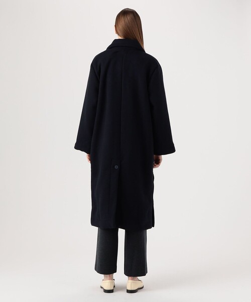 TOMORROWLAND （トゥモローランド）の「STUDIO DE LOSTANGES ロングコート（ステンカラーコート・レディース・ネイビー・FREE）」の13枚目の写真