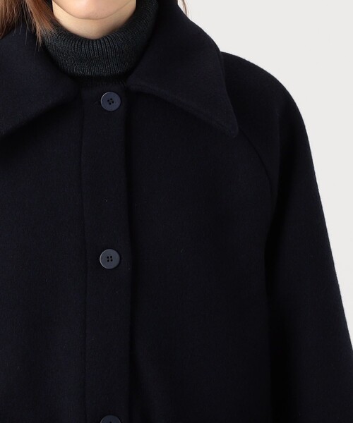 TOMORROWLAND （トゥモローランド）の「STUDIO DE LOSTANGES ロングコート（ステンカラーコート・レディース・ネイビー・FREE）」の6枚目の写真