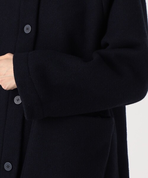 TOMORROWLAND （トゥモローランド）の「STUDIO DE LOSTANGES ロングコート（ステンカラーコート・レディース・ネイビー・FREE）」の8枚目の写真