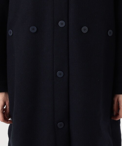 TOMORROWLAND （トゥモローランド）の「STUDIO DE LOSTANGES ロングコート（ステンカラーコート・レディース・ネイビー・FREE）」の3枚目の写真