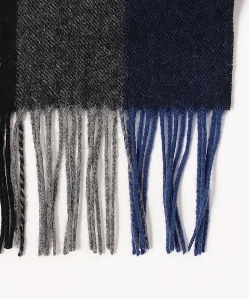 ユニセックス】ウール ブロックチェック マフラー（マフラー）｜BEAMS