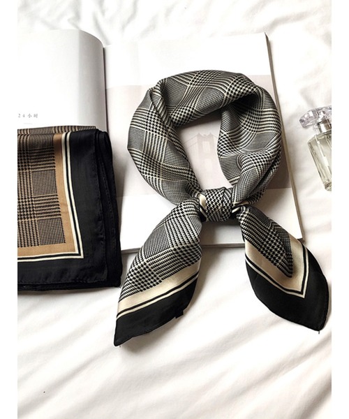 ドコモ　スカーフ・バンダナセット シルクスカーフ馬車バンダナ(BER-076) 伝統横濱スカーフMarca