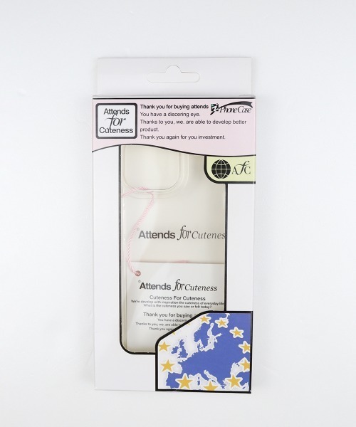 led.tokyo（レッドトウキョウ）の「【led.tokyo×attends】Clear Case(iPhone)（スマホケース/カバー・レディース・ホワイト/ブラック/ブルー・iPhone 14/iPhone 15）」の5枚目の写真