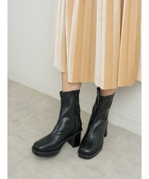 Fabby fabby | ストレッチボリュームショートブーツ(ブーツ)