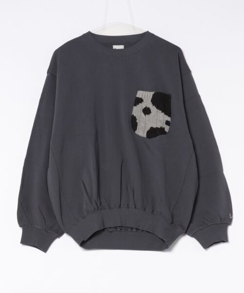 Lee(リー)の「ニットポケットスウェット(スウェット・レディース・パープル/ブラウン/グレー・MEDIUM)」の20枚目の写真