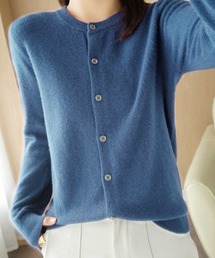 シンプルニットカーディガン