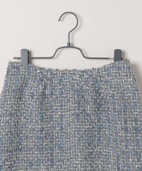 JEANASIS(ジーナシス)の「【SET UP対応】ツイードZIPミニスカート/210702(スカート・レディース・ブルー系その他/ブラウン系その他・FREE)」の8枚目の写真