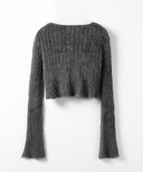 セール】【 3color 】カットアウトスリットスリーブショート