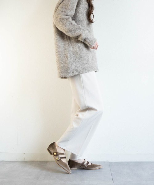 Fabby fabby(ファビィーファビィー)の「ベロアゴールドボタンパンプス(パンプス・レディース・ベージュ/ブラック・LARGE/MEDIUM/SMALL)」の12枚目の写真