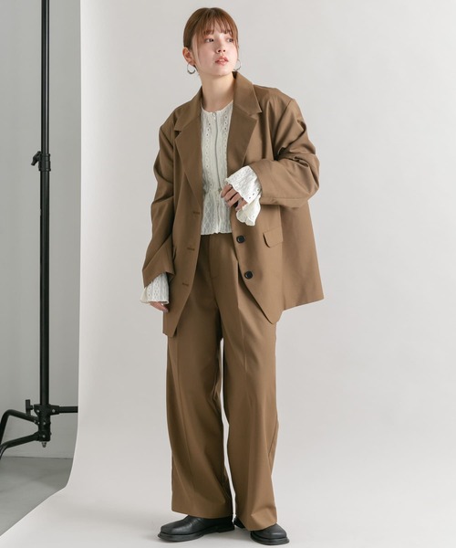 KBF（ケイビーエフ）の「ペプラムレーストップス（Tシャツ/カットソー・レディース・アイボリー/ブラック・ONE）」の17枚目の写真